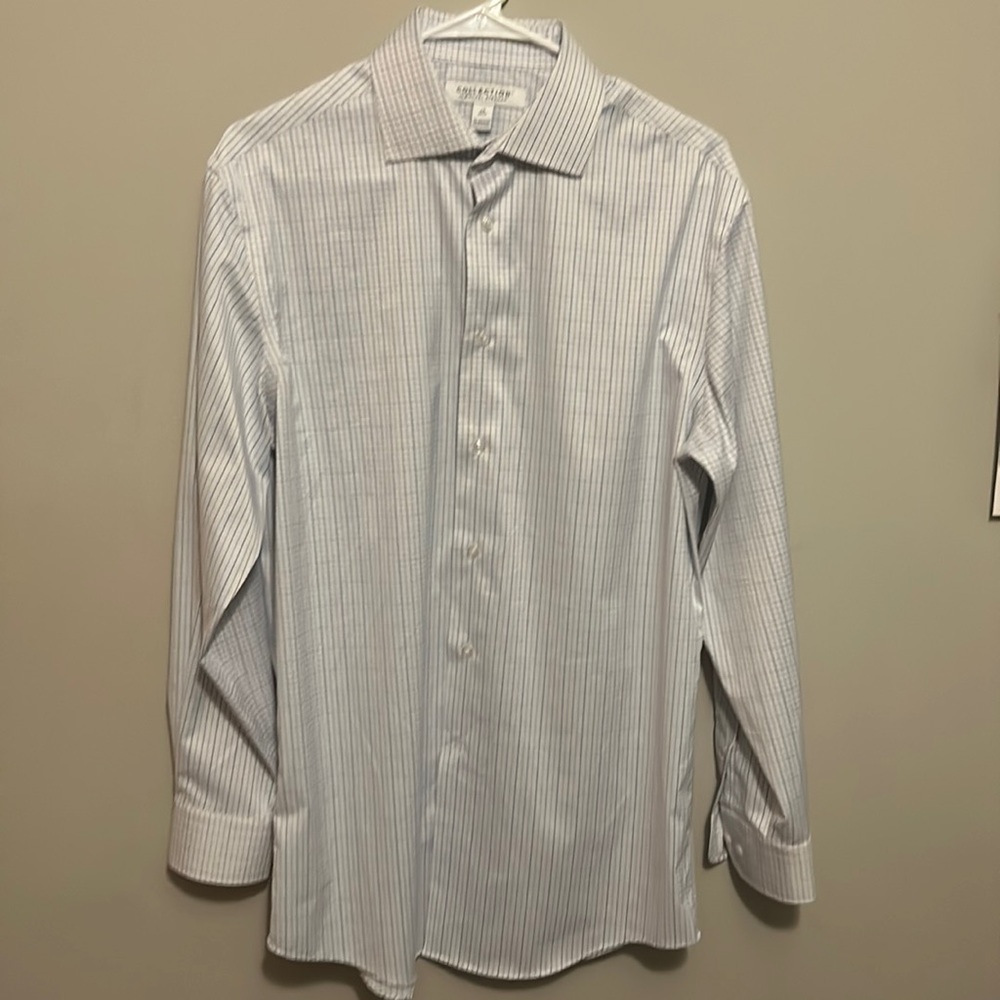 Collection By Michael Strathan Men’s Button Down Dress Shirt